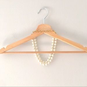 J. Crew Jewelry - Vintage Faux pearl double strand necklace/bracelet J. Crew Jewelry - Vintage Faux pearl double strand necklace/bracelet